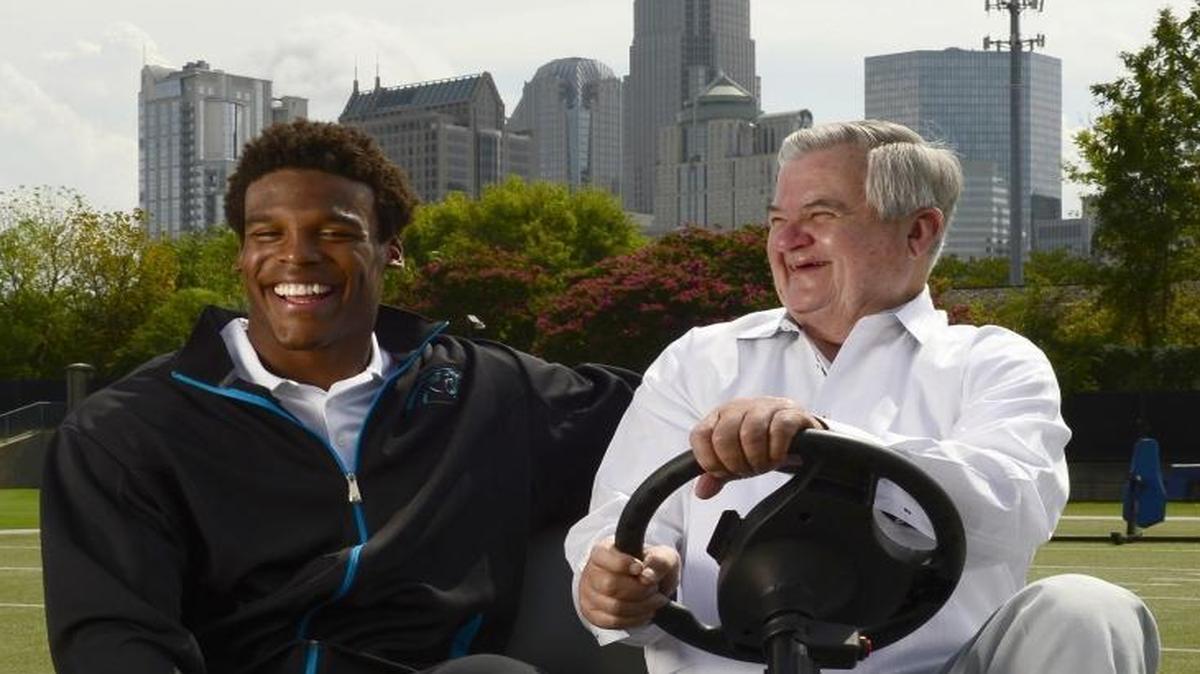 Carolina Panthers quarterback Cam Newton has been on the clock with team owner Jerry Richardson since before he was drafted.