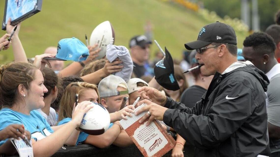 ‘They were here.’ Ron Rivera’s popularity with fans goes beyond the Panthers’ record.