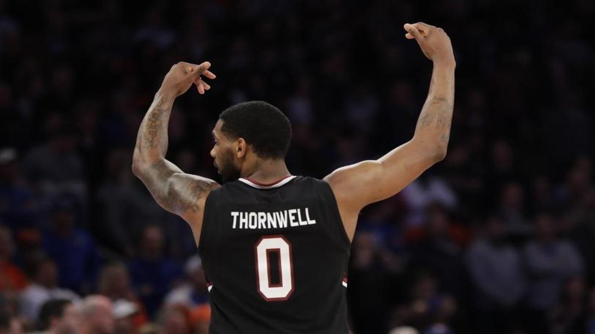 With do-it-all guard Sindarius Thornwell (0), what is there that the Final Four-bound South Carolina Gamecocks can’t do?