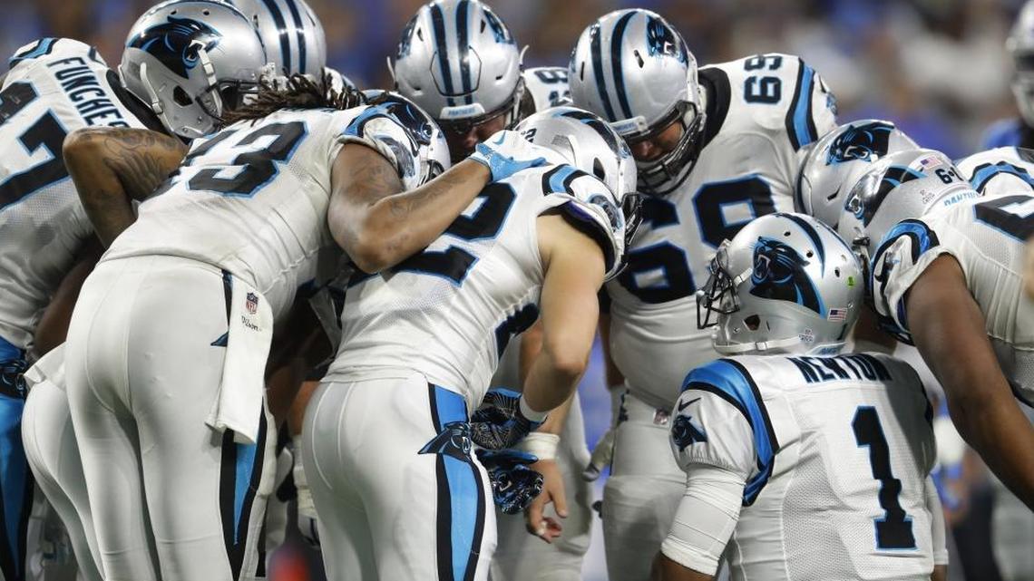 The Carolina Panthers and quarterback Cam Newton (1) are 4-1, and matched against the 4-1 Philadelphia Eagles on Thursday night.
