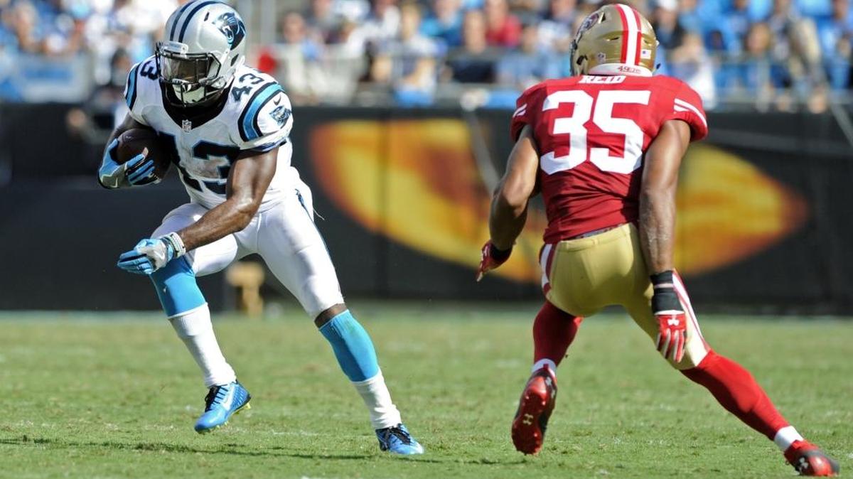 So far, Carolina Panthers running back Fozzy Whittaker (43) has given the team all it needs.