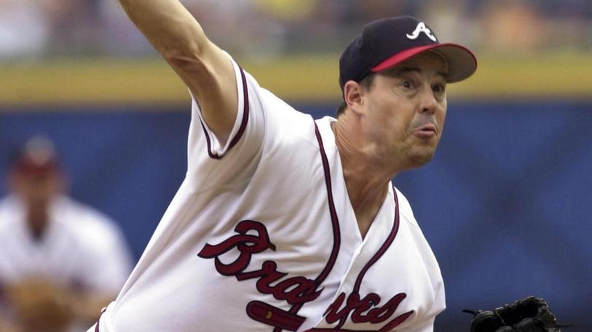 Pitcher Greg Maddux was one of the stars on a great Atlanta Braves team that lost to the Yankees in the 1996 World Series.