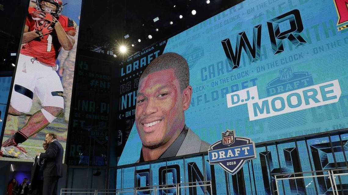 If former Maryland receiver D.J. Moore is who the Carolina Panthers believe he is, the offense has the No. 1 top-dog receiver they’ve lacked since Steve Smith Sr. was jettisoned.