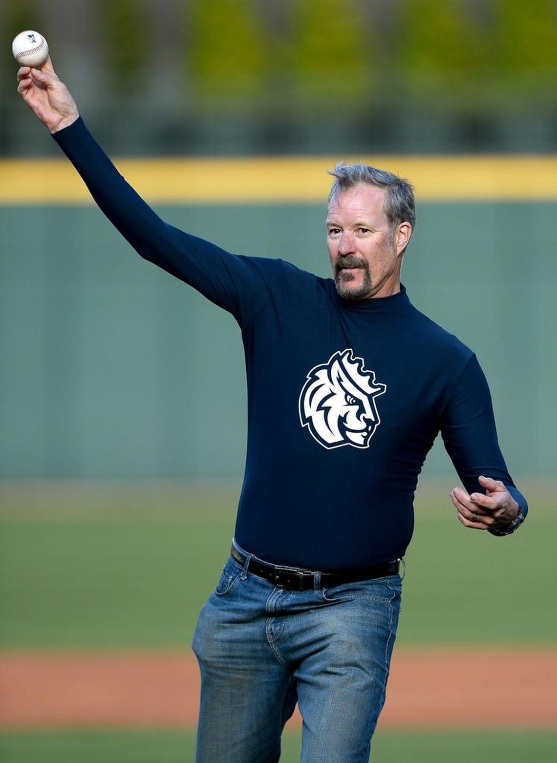Former Chicago White Sox pitcher Jack McDowell, started the baseball program last year at Queens. Before Queens, he was a lot of things, including a member of two bands.