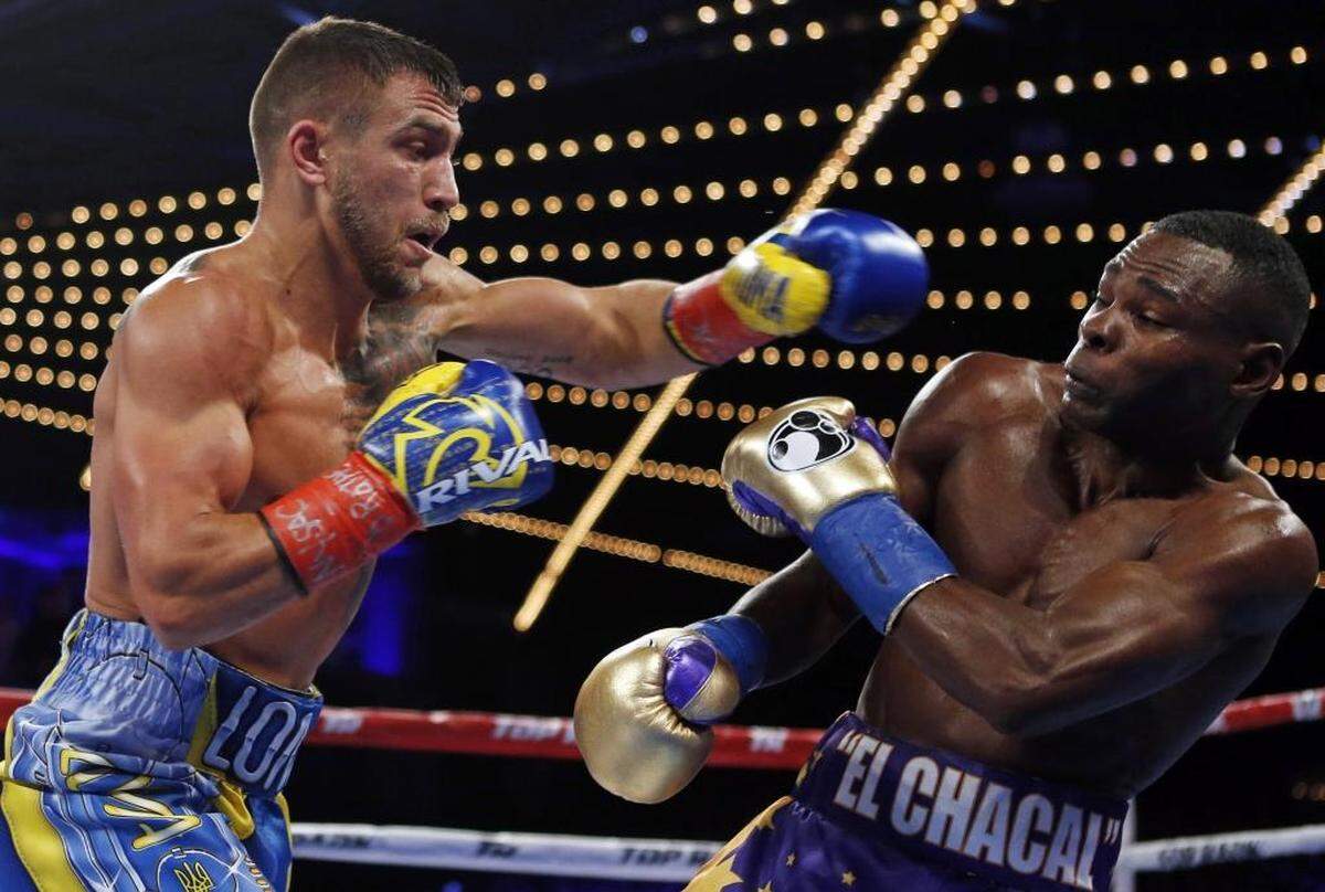 On Saturday, Vasyl Lomachenko, left, fought undefeated Cuban boxer Guillermo Rigondeaux. Rigondeaux is good. I mean, he’s really good. Yet he is the fourth straight boxer to end the fight with Lomachenko on a wooden stool.