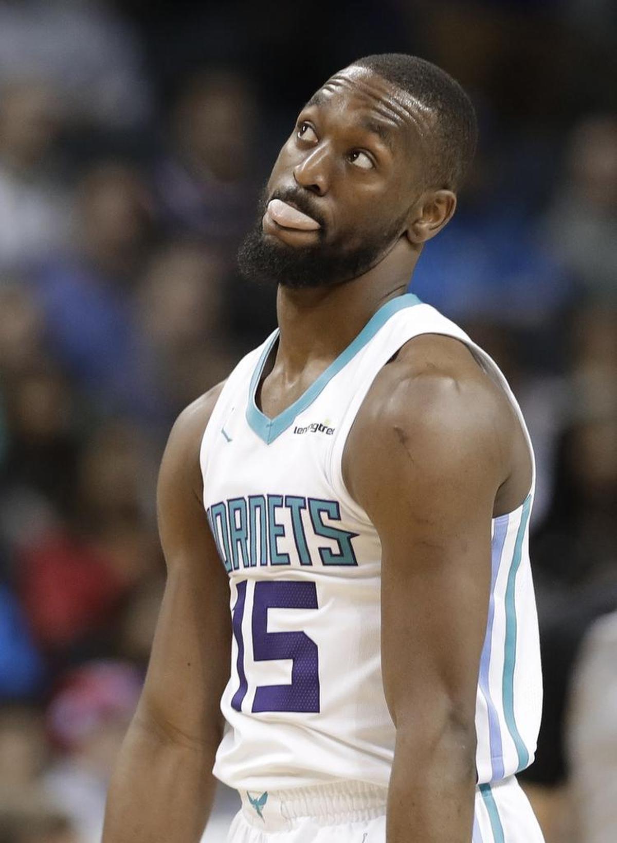Charlotte Hornets point guard Kemba Walker (15) will make $12 million next season, which is to the NBA what $8 an hour is to the rest of North Carolina. He is a blue-light special bargain. He never will be again.