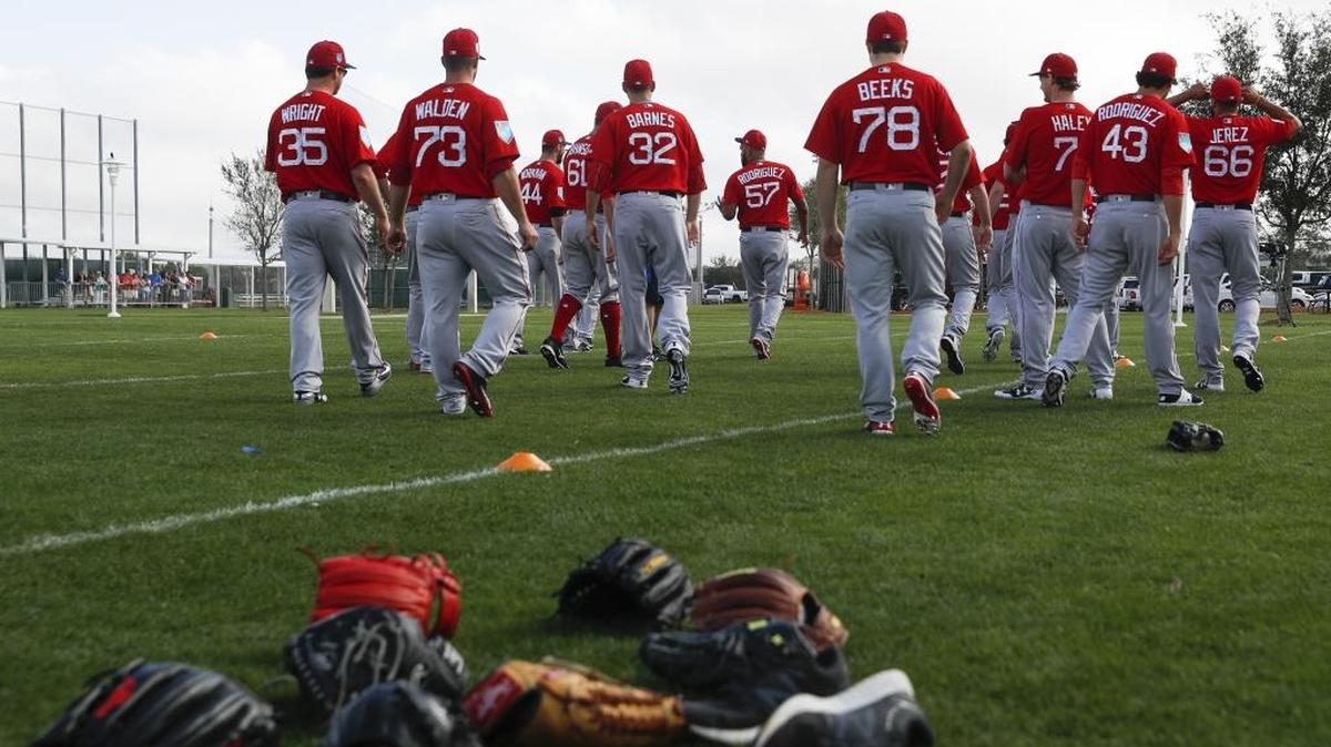 Boston Red Sox players report for baseball spring training on Wednesday in Fort Myers, Fla. Baseball fan friends annually make the trip, or did, to Florida, and I never heard any of them complain.