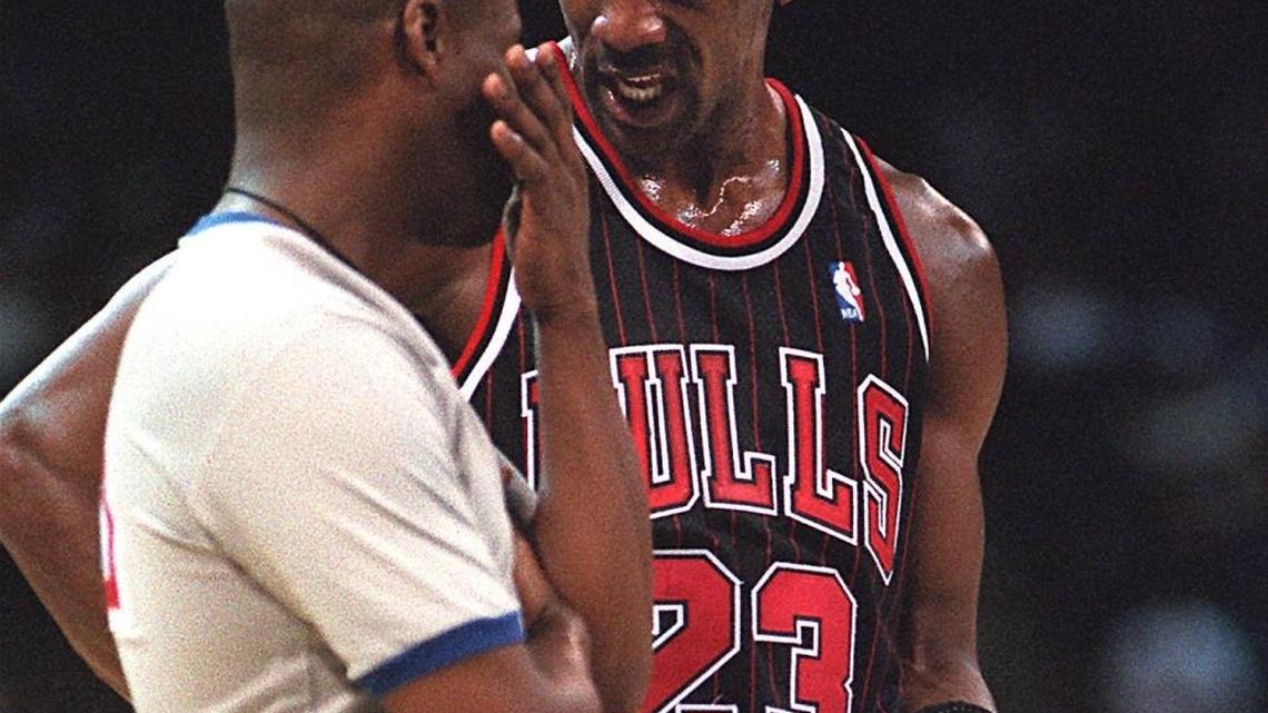 With Michael Jordan cologne: “One whiff, and people begin to give me things. They give me shoes, adulation, calls. I can take two steps, three steps, four steps. Traveling? Not any more.”