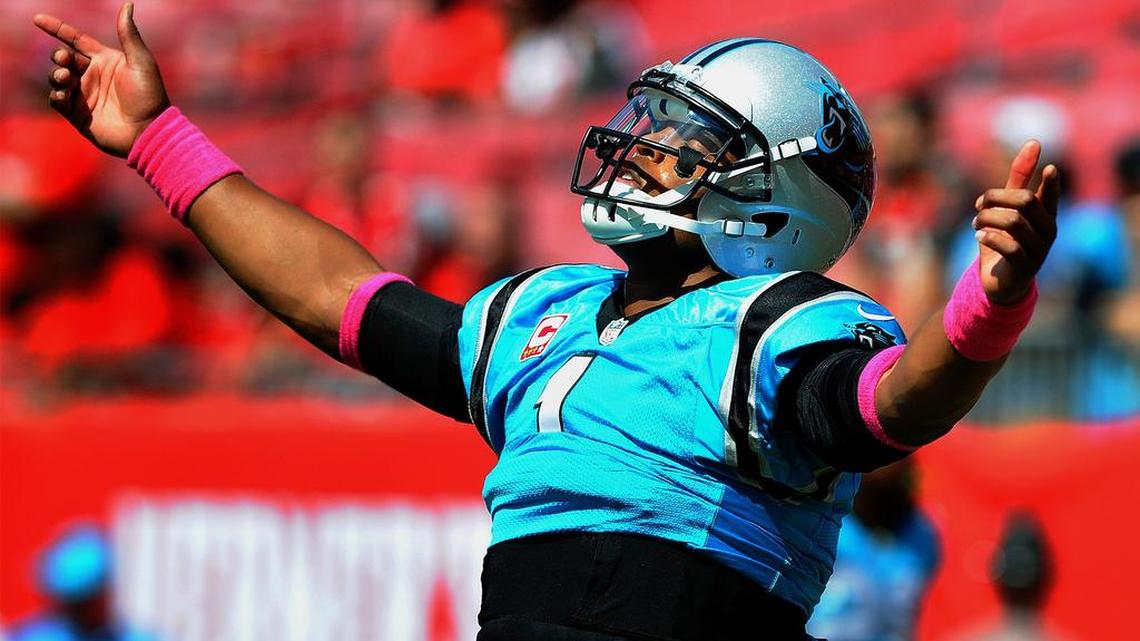 
He’s not the favorite, but it’s absurd to have a discussion of NFL MVP candidates and not mention Carolina Panthers quarterback Cam Newton.
