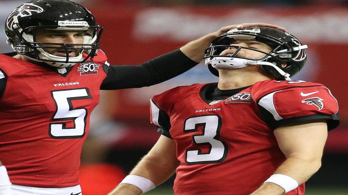 
Two misses by Atlanta Falcons kicker Matt Bryant (3) left Bryant, and Tom Sorensen, feeling like this in Week 5. 
