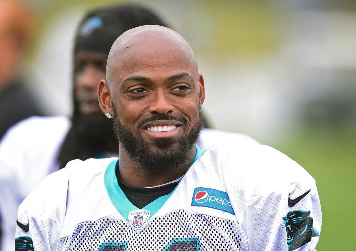 Carolina Panthers cornerback Captain Munnerlyn on Wednesday, August 1, 2018 at Wofford College in Spartanburg, SC.