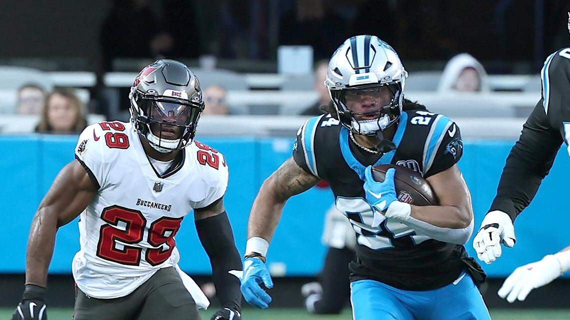 Too early to discuss role of Jonathon Brooks? Plus hear from Panthers punter Sam Martin