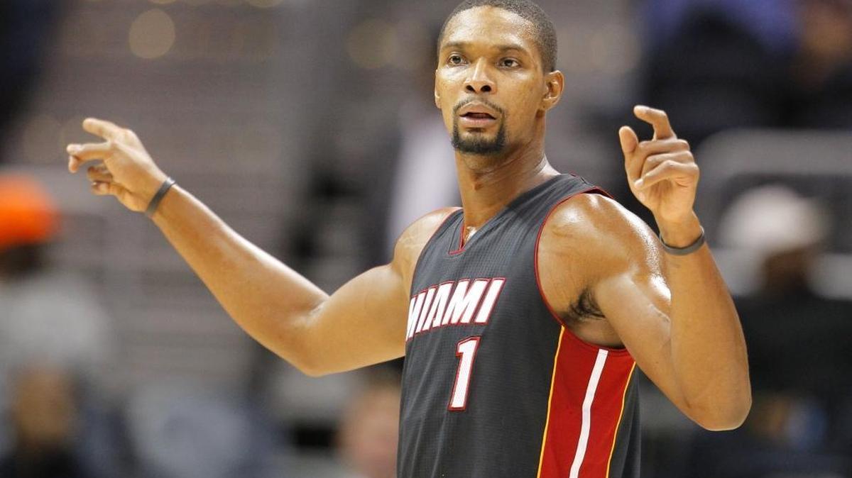 Miami Heat forward Chris Bosh is back from blood clots that sidelined him for much of last season.