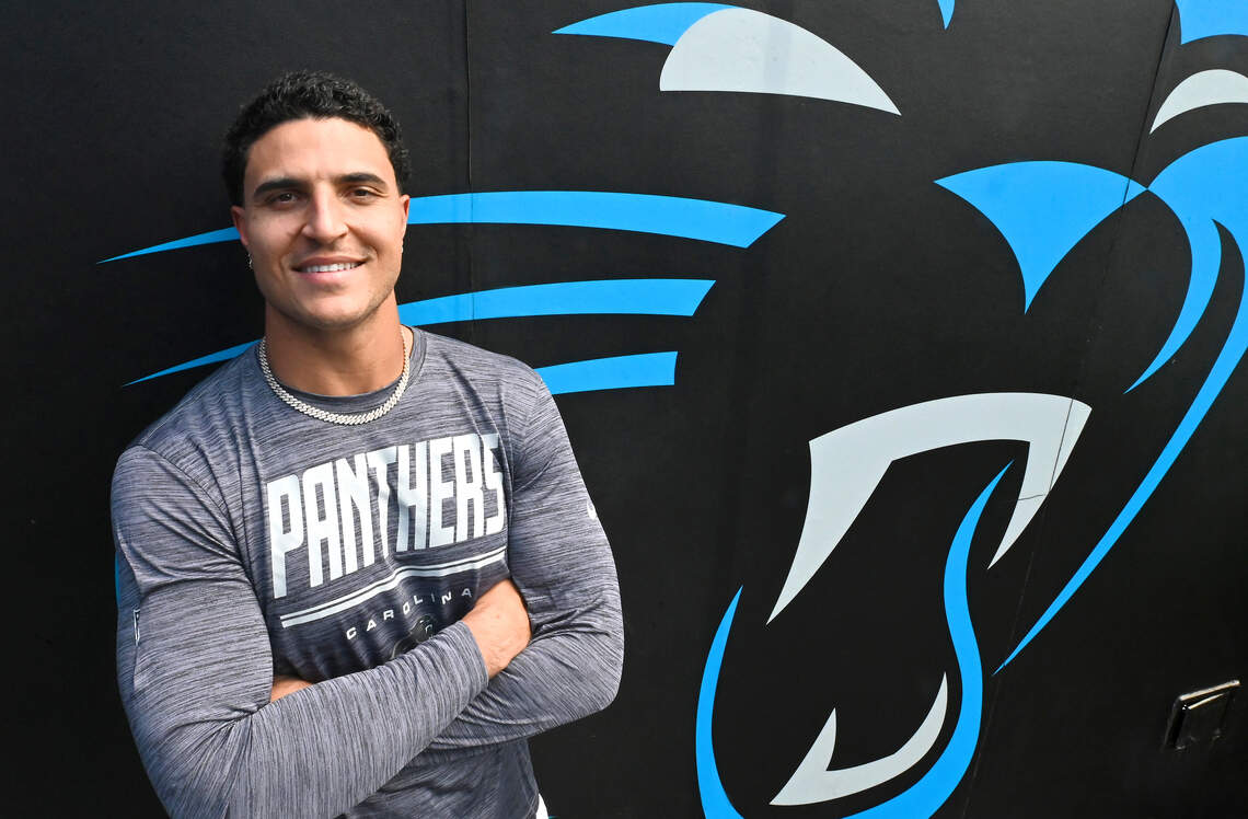 Panthers star Jaelan Phillips once lost himself in football’s pain. Music saved him