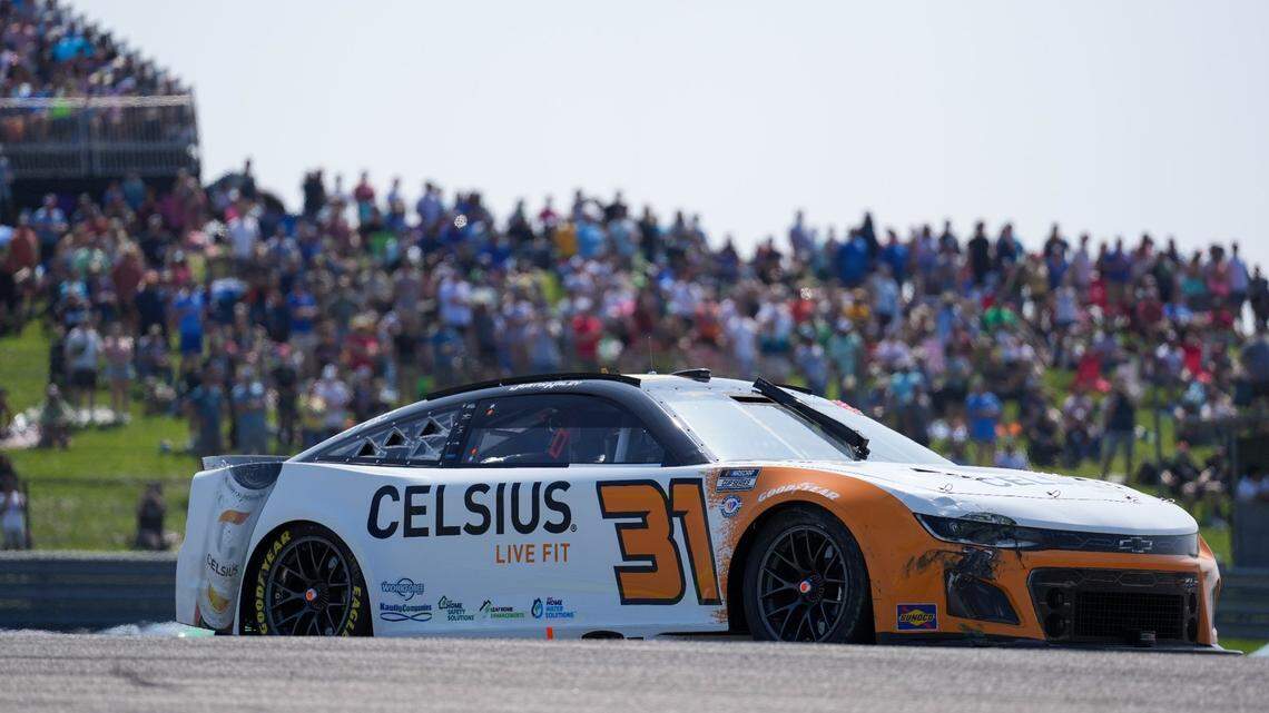 Mar 26, 2023; Austin, Texas, USA; NASCAR Cup Series driver Justin Haley (31) at Circuit of the Americas. Mandatory Credit: Daniel Dunn-USA TODAY Sports